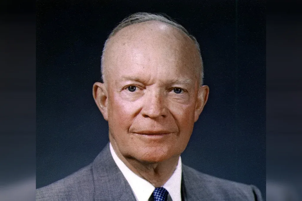 Official portrait of Dwight D. Eisenhower